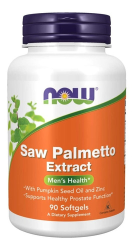 Saw Palmetto Now Supplements 90cp - Unidad a $2789