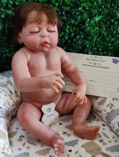 Bebe Reborn Original Vinilo Cuerpo Completo Fili Doll