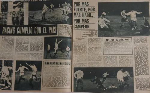 Revista Racing 1245 Racing Finalista Copa Libertadores 1967 (Usado)
