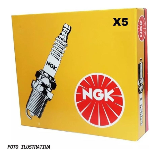 Jogo De Velas De Ignição Ngk Volvo V50 2.4 04 Em Diante