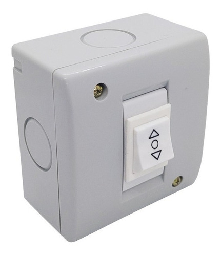Interruptor de luz de parede com botão de 2 pólos para 1 módulo Kalop Inverter KL40190