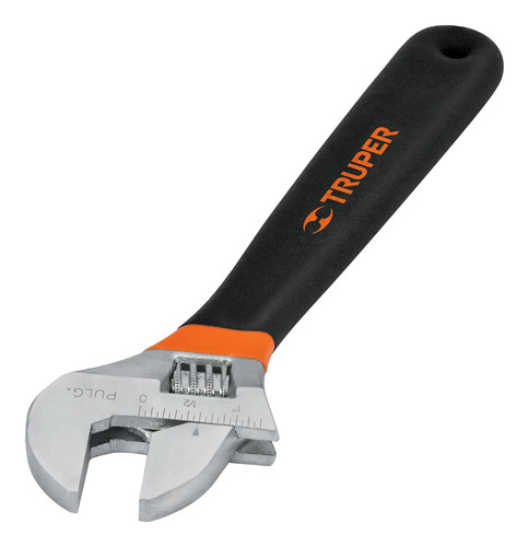 Llave Ajustable Perico Francesa 8' Cromada Mango Pvc Truper