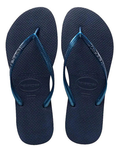 Ojotas Havaianas Slim Originales Mujer Tira Fina - Olivos