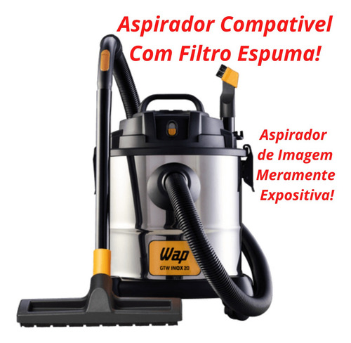 Imagem 5 de 6 de Filtro De Espuma Para Aspiradores Wap ( Fw005248) Original