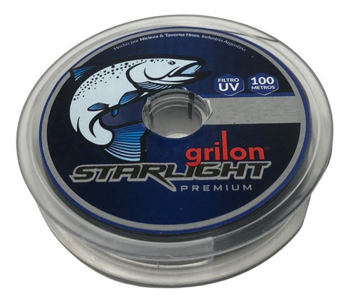 Nylon Tanza Grilon Starlight Negra 0.30mm Pesca Baja Memoria