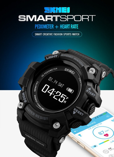 Skmei 1188 Ritmo Cardíaco/ Bluetooth- No Usa Pilas