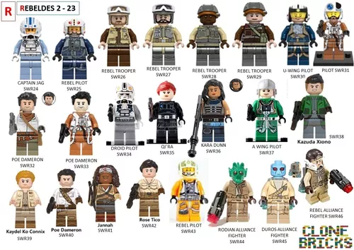 Minifigures Star Wars Rebeldes E Outros Personagens