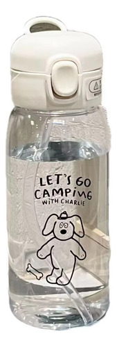 Botella De Agua Transparente, Cantimplora, 600ml