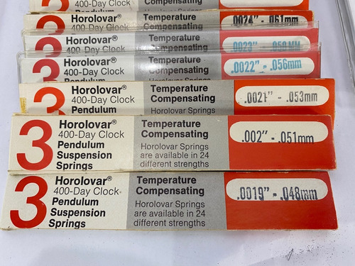 Imagen 4 de 10 de Suspensión Rotaria Para Reloj Horolovar 400 Días Hilo, Pelo.