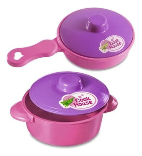 Mini Cozinha Play Cooker Com Acessorioa Zuca Toys 7817 Cor Rosa/Lilás