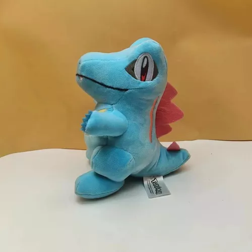 Pelúcia Pokemon Totodile Importada Crocodilo Tipo Água 19 Cm em