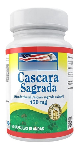 Cascara Sagrada 450mg 60 Softge - Unidad a $716