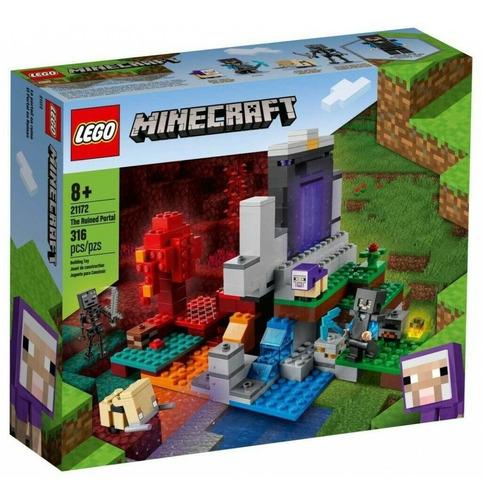 Lego Minecraft 21172 El Portal En Ruinas (316 Piezas)