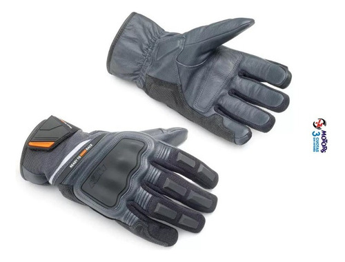 Jm Guantes Ktm Tourrain V2 Wp Cuero Proteccion Negro