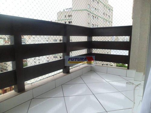 Studio Com 1 Dormitório À Venda, 38 M² Por R$ 200.000,00 - Gonzaguinha - São Vicente/sp - St0367