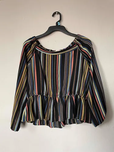 Blusa rayada de colores hotsell