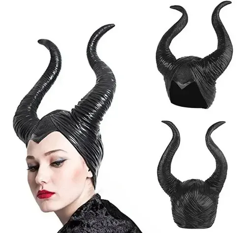 Diadema De Cuernos De Demonio Con Collar Gótico – Set De Maléfica Para Halloween, Cuernos De Reina De PVC Y Espuma, Collar De Encaje Negro, Ideal Para Cosplay Y Fiestas De Carnaval