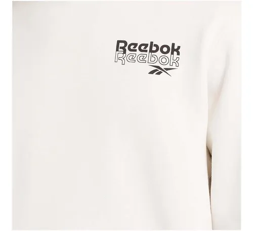Sudadera reebok blanca sale