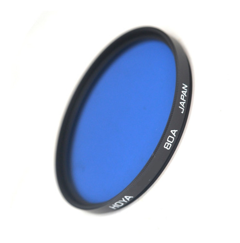 Filtro Hoya 80a 58 Mm Azul Corrector Color