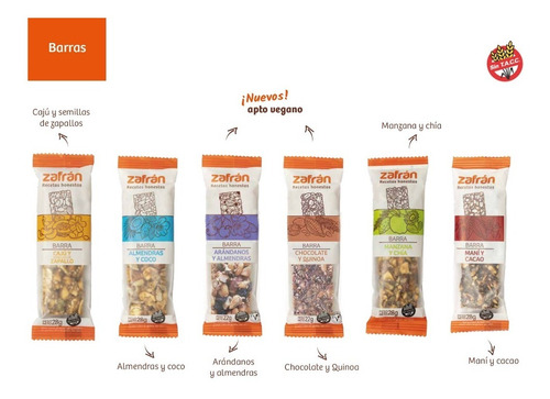 Zafran Barrita De Arándanos Y Almendras Caja X 12 Un Oferta
