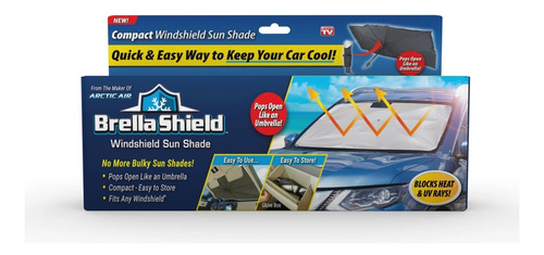 Parasol Para Parabrisas Brella Shield Compacto Para Auto