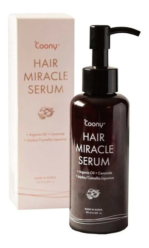 Coony Hair Miracle Serum Aceite De Argán Y Ceramidas 130ml