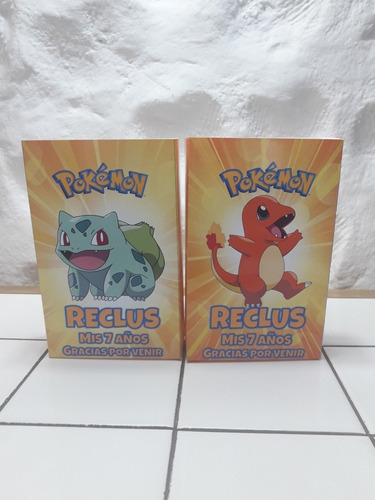 Souvenirs Pokemon 25 Bolsitas Y Libritos