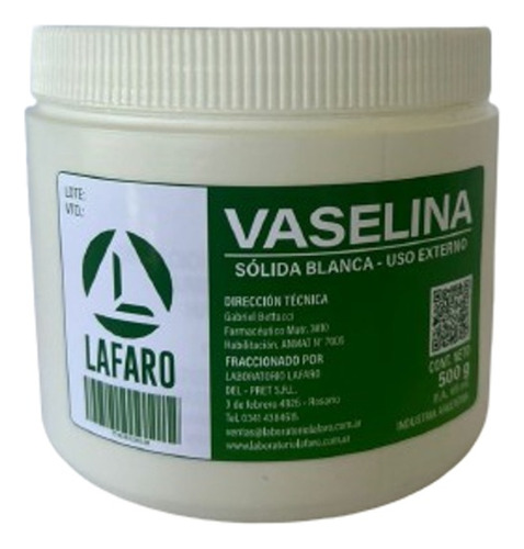 Vaselina Solida X 250 Grs - Lafaro