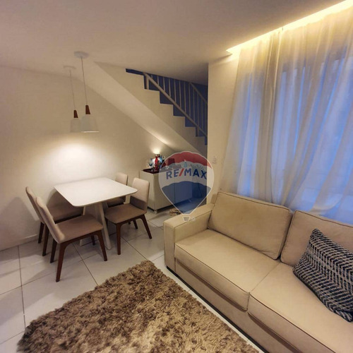 Imagem 3 de 15 de Casa Duplex Em Condomínio Fechado No Bom Pastor - 63m² - Natal/rn - Ca0238
