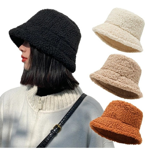 Gorro Pescador Invierno Vintage Mujer New Fashion