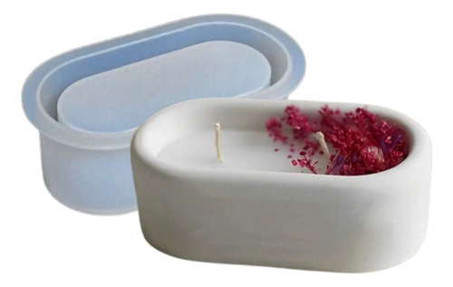 Molde Base Velas Joyero Tipo Tina Maceta Concreto Yeso Epox
