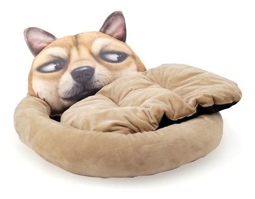 Imagen 2 de 4 de Cama Suave Grande Para Mascota Con Dibujo Animado