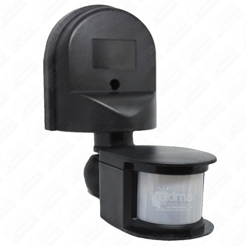 Sensor Movimiento Infrarrojo 180° Ip44 Exterior Apto Led