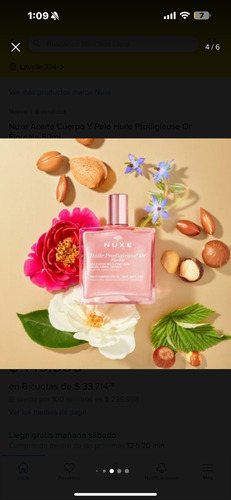 Huile Prodigius Nuxe Serum Todo Tipo De Piel Día/noche