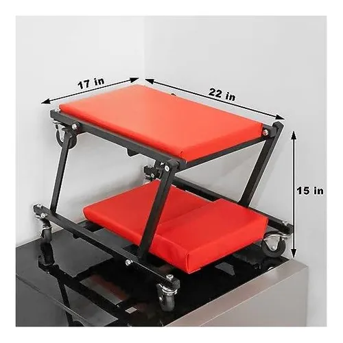 Creeper Automotriz Plegable Rolling, Movilidad Y Confort