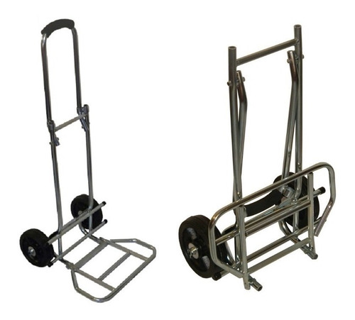 Carro  Zorra Carga Plegable Portátil Equipaje Mudanza 80 Kg