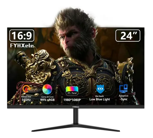 Monitor Fyhxele 24  Ips 165hz 1ms Full Hd Gamer