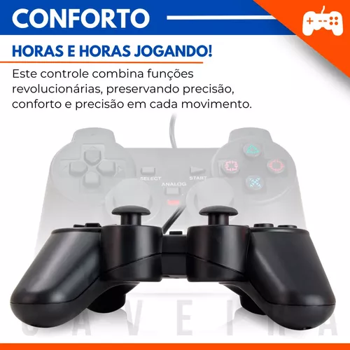 Controle para PS2 com Fio Dualshock Analógico - VC-302