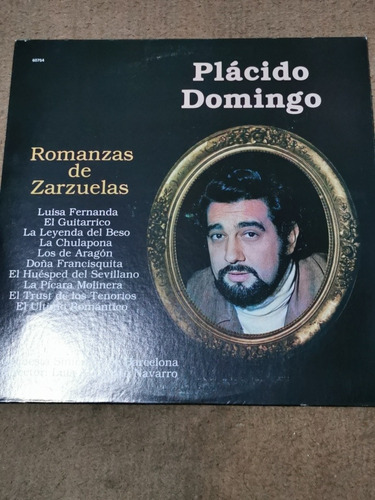 Lp Placido Domingo Romanzas De Zarzuelas