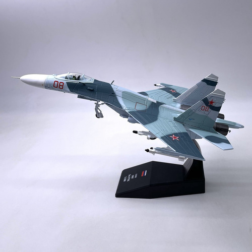 Escala 1:100 Ala Sukhoi Su-27 Avión Ruso Aerolíneas