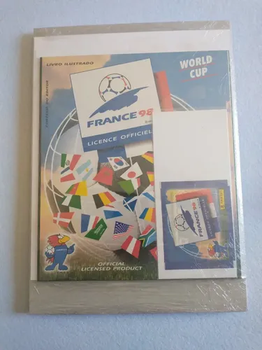 1998年フランスワールドカップ記念冊子 Album World Cup France 1998 Panini Completo P/colar + 1 Env