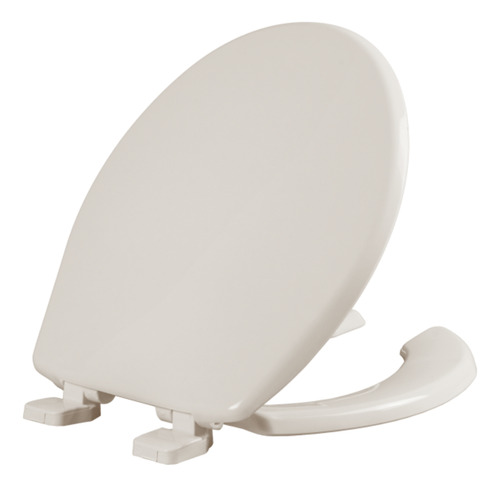 Asiento Wc Bemis Marfil Plastico Reforzado Brillo Beige