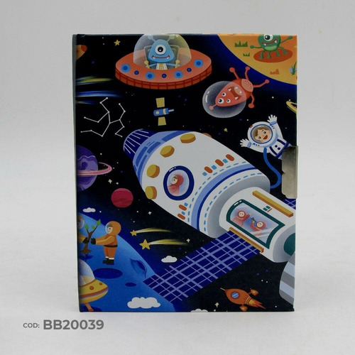 Diario Intimo Cuaderno Candado Cerradura Espacial Astronauta