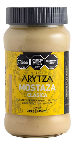 Pack 6 Mostaza Clasica Arytza X 360gr