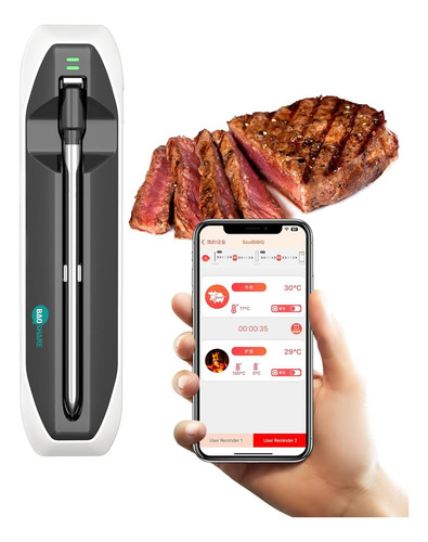 Termómetro Inalámbrico Para Carne, Bluetooth