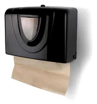 Comprar Dispensador Institucional de Toallas de Papel, Polipropileno Negro, Fácil Recarga y Antiatascos, Ideal para Baños en Empresas, Hoteles y Restaurantes, Energy Plus.