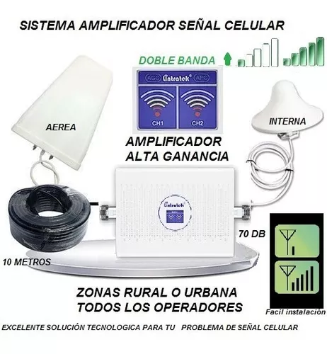 esculpir Vegetales Agencia de viajes Antena Amplificadora Senal | MercadoLibre 📦