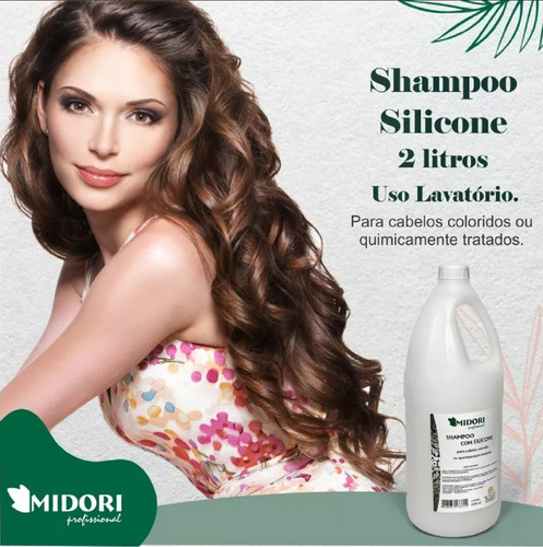 Sh Silicone 2 L Con Hidratação Impacto 1 L Midori +