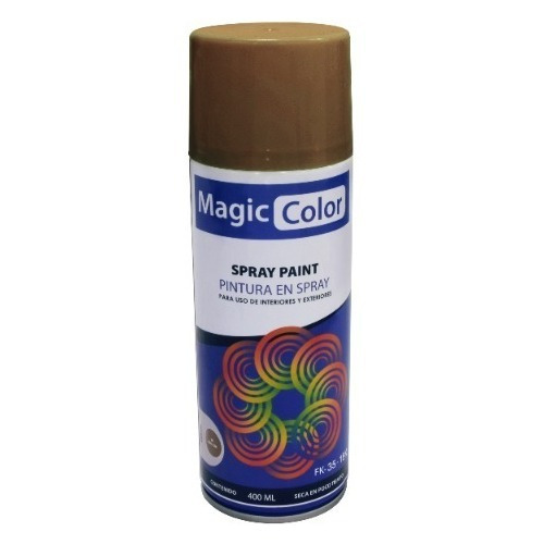 Pintura Spray, Oro 18k, Marca Magic Color De Fermaka