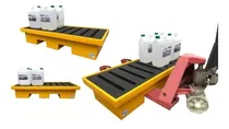 Comprar Batea Antiderrame 8 Bidones 10lt Pallets Normalizado Rejilla